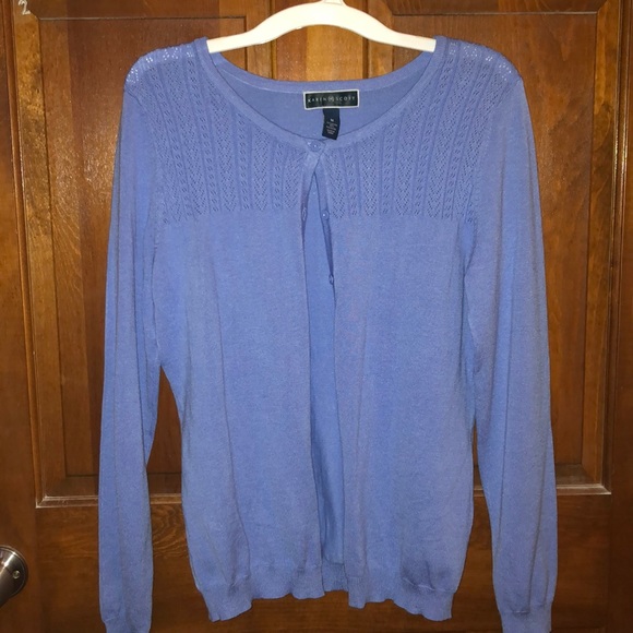 Periwinkle blue cardigan - Picture 1 of 2